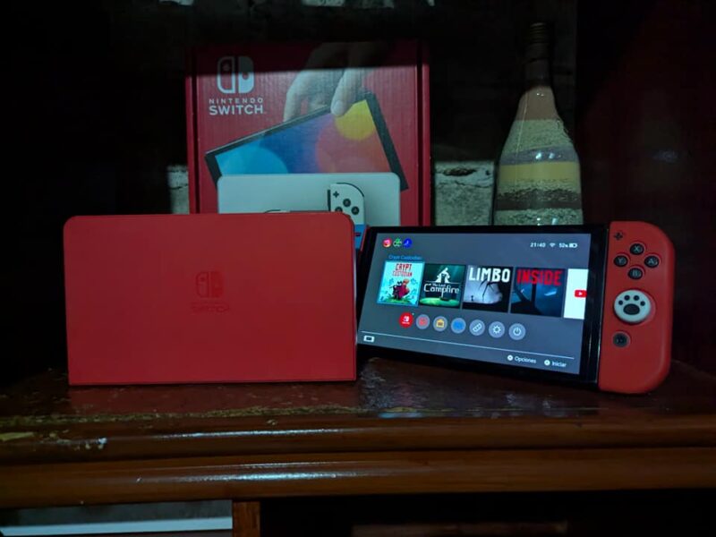 Cambio nintendo switch oled edición Mario Bros de 64 GB
